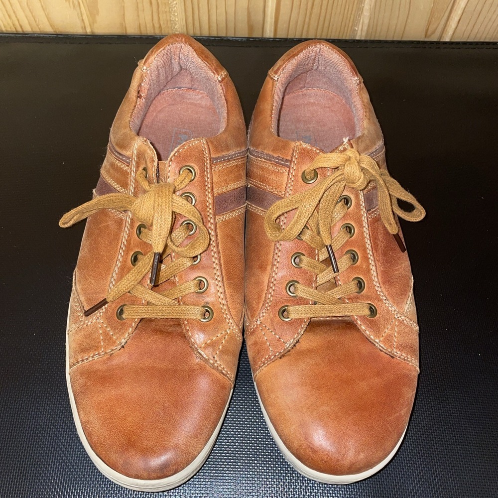 Propet Lucas Leather Casual Oxfords Men's Shoes Size 10 M, Brown Leather